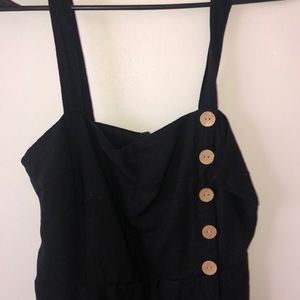 F21 black romper